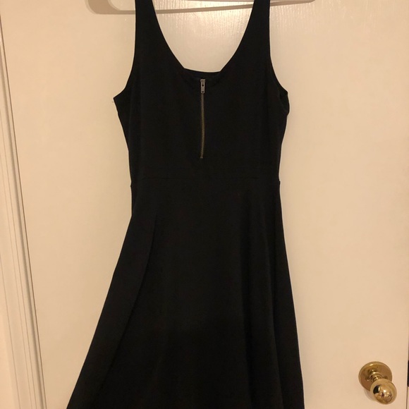 Black Skater Dress fit and flare - Picture 2 of 3